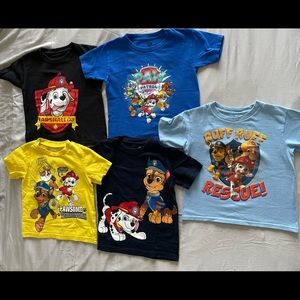 Paw Patrol Short Sleeve Shirt Bundle